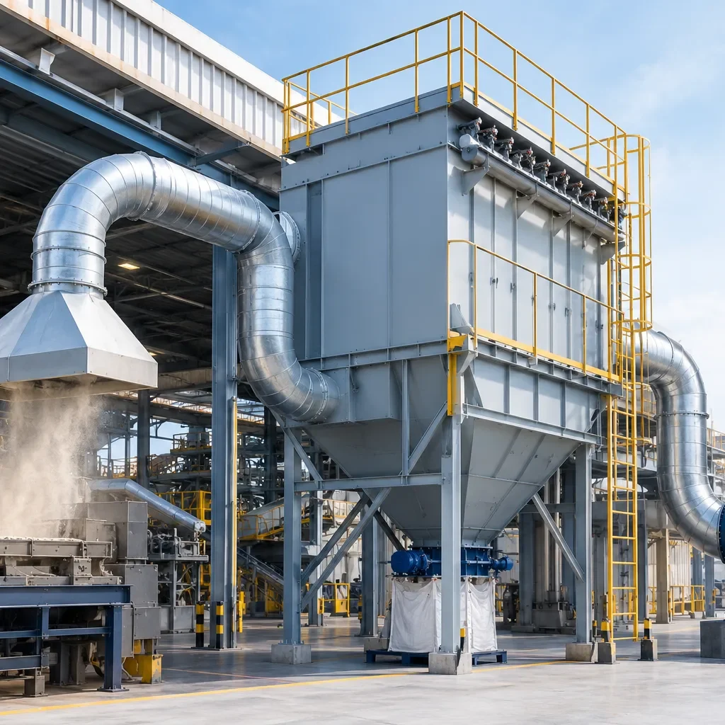 dust collector adalah: pengertian & cara kerja - komponen utama dust collector dan sistem pengumpulan debu